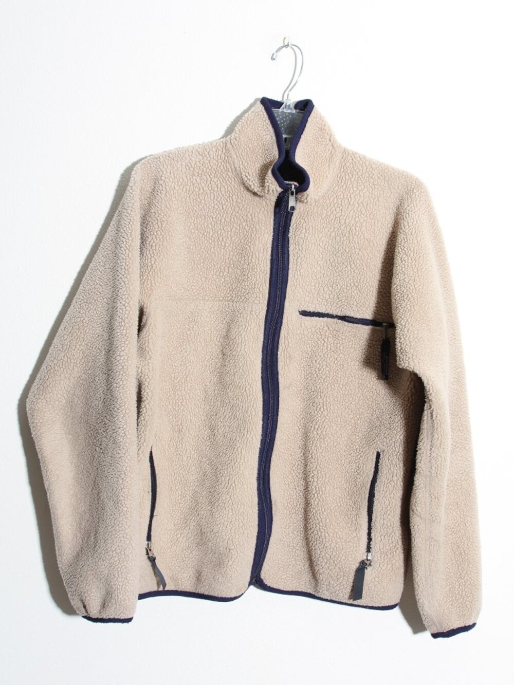 Patagonia Retro Cardigan 90s Vintage Deep Pile Fleece Full Zip Jacket Sz Medium